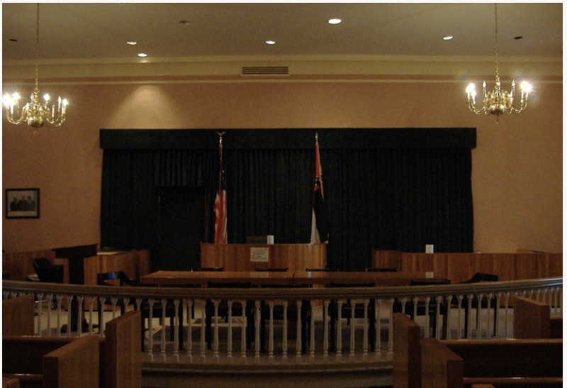 Courthouse interior after the DeCell renovation