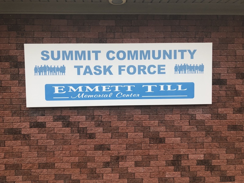 Summit Task Force and Till Center sign