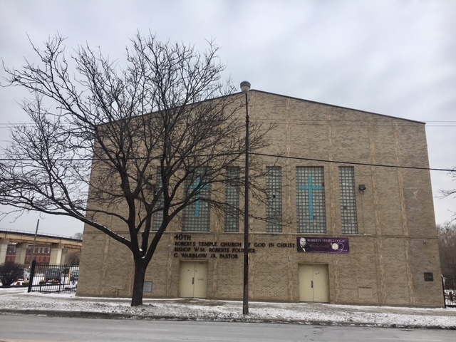 Post renovation exterior, Robert's Temple Church of God in Christ