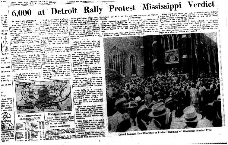 6,000 at Detroit Rally Protest Mississippi Verdict