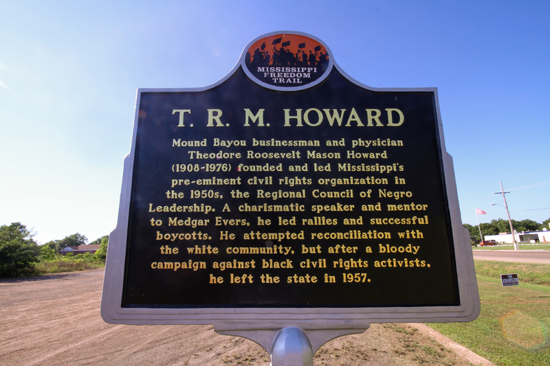 Freedom Trail Marker for T. R. M. Howard